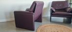 Leolux Bora Beta  fauteuils paars. In uitstekende staat, Ophalen of Verzenden, Leolux, Leolux, Leolux