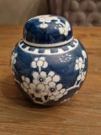 Antieke Chinezen porseleinen gember pot met prunus design ., Antiek en Kunst, Ophalen of Verzenden