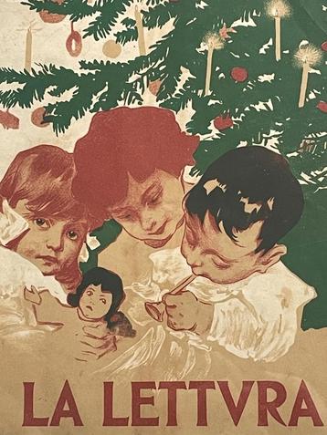 KERST - Art Deco - La lettura - Italiaans - 1906 - OUD beschikbaar voor biedingen