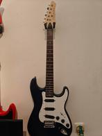 Flame blue stratocaster, Ophalen of Verzenden, Zo goed als nieuw, Solid body, Overige merken