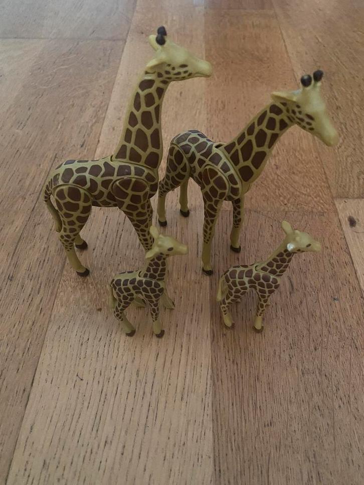 2 setjes Giraffen van Playmobil, Kinderen en Baby's, Speelgoed | Playmobil, Zo goed als nieuw, Complete set, Ophalen