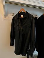 ZARA Leren jas - zwart, Kleding | Dames, Maat 38/40 (M), Ophalen of Verzenden, Gedragen, Zara