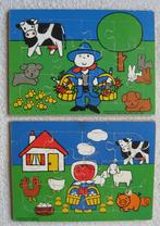 Dick Bruna - houten puzzeltje Boertje (evt. + puzzeltje Koe), Kinderen en Baby's, Speelgoed | Kinderpuzzels, Gebruikt, 10 tot 50 stukjes