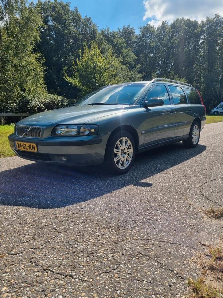 Volvo V70 2.4 140PK AUT 2001 Groen, Auto's, Volvo, Bedrijf, V70, ABS, Airbags, Airconditioning, Boordcomputer, Centrale vergrendeling