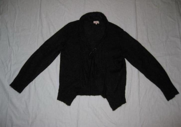 Jackpot vest, mohair, Kleding | Dames, Truien en Vesten, Zo goed als nieuw, Maat 42/44 (L), Bruin, Ophalen of Verzenden