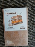houten bouwpakket tram op rails., Ophalen of Verzenden, Zo goed als nieuw