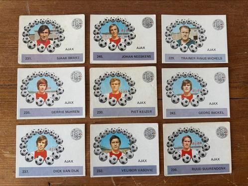 Ajax | Monty Gum | 1971/1972, Hobby en Vrije tijd, Stickers en Plaatjes, Gebruikt, Ophalen of Verzenden