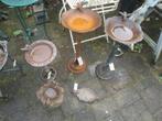 div gietijzeren vogeldrinkbakjes, Ophalen of Verzenden, Nieuw