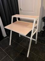Ikea bureau wit/beige 1 persoons met verhoging, Huis en Inrichting, Bureaus, Ophalen of Verzenden, Nieuw