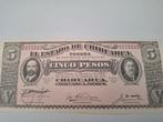5 pesos Mexico 1915, Postzegels en Munten, Bankbiljetten | Amerika, Ophalen of Verzenden, Midden-Amerika