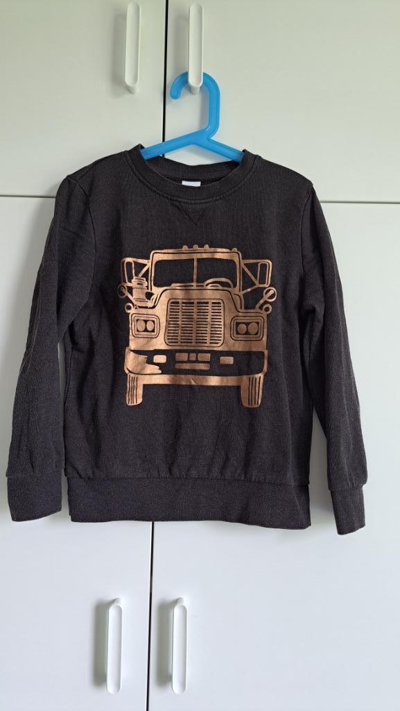 Trui truck vrachtwagen Palomino C&A - maat 134, Kinderen en Baby's, Kinderkleding | Maat 134, Gebruikt, Jongen, Trui of Vest, Ophalen of Verzenden