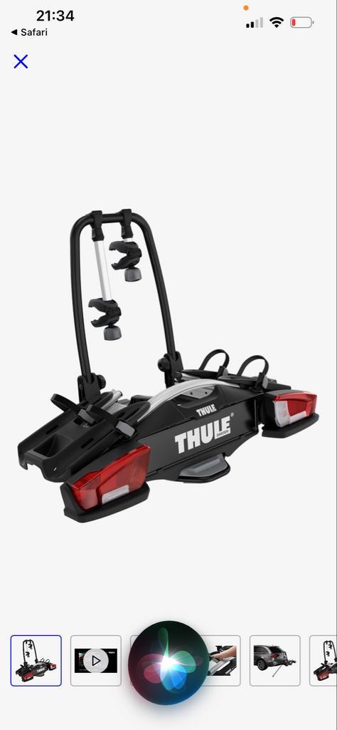 Thule VeloCompact 924 Fietsendrager, Auto diversen, Fietsendragers, Gebruikt, Trekhaakdrager, 2 fietsen, Elektrische fiets, Ophalen of Verzenden