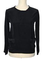 Golden Goose truitje, zijden top, zwart, Mt. S, Verzenden, Zwart, Zo goed als nieuw, Lange mouw