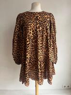 harper & yve jurkje panter maat s  jurk, Bruin, Ophalen of Verzenden, Zo goed als nieuw, Knielengte