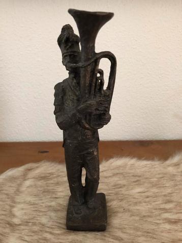 Prachtig beeld tuba muzikant Tröateman Klankstad Kerkrade beschikbaar voor biedingen