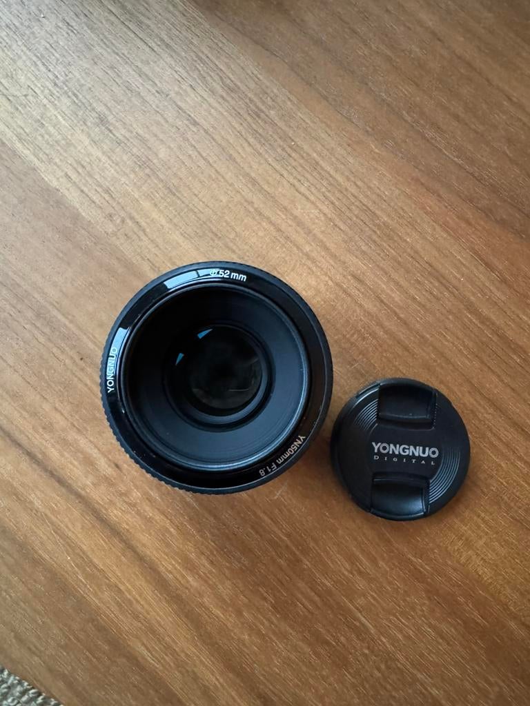 Yongnuo 50mm F1.8 lens, geschikt voor Canon EF-mount, Audio, Tv en Foto, Fotografie | Lenzen en Objectieven, Ophalen of Verzenden
