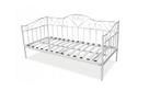 bed, Gebruikt, 90 cm, Eenpersoons, Wit