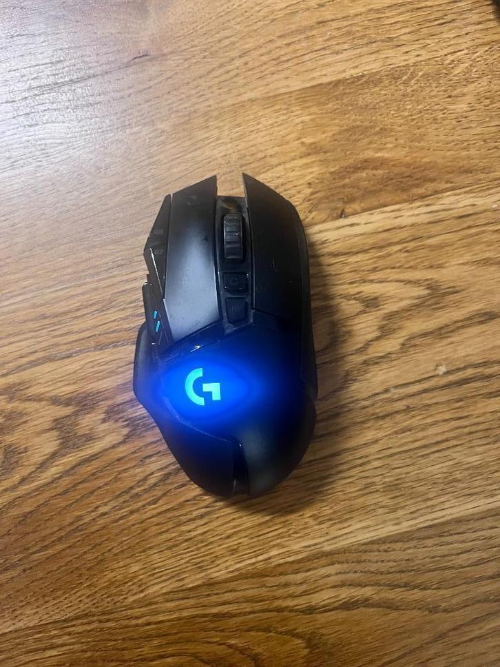 Logitech G502 Lightspeed, Computers en Software, Muizen, Zo goed als nieuw, Muis, Rechtshandig, Draadloos, Ergonomisch, Gaming muis