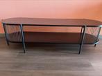 SNESLEV TV meubel Zwart, Ophalen, 100 tot 150 cm, Zo goed als nieuw, Minder dan 100 cm