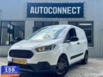 Ford Transit Courier 1.0. LEDER, AIRCO, LM VELGEN, PDC., Auto's, Voorwielaandrijving, Gebruikt, Wit, Bedrijf