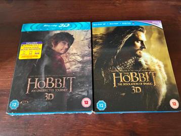 The Hobbit 1 & 2 Blu Ray 3D - Lees de beschrijving beschikbaar voor biedingen