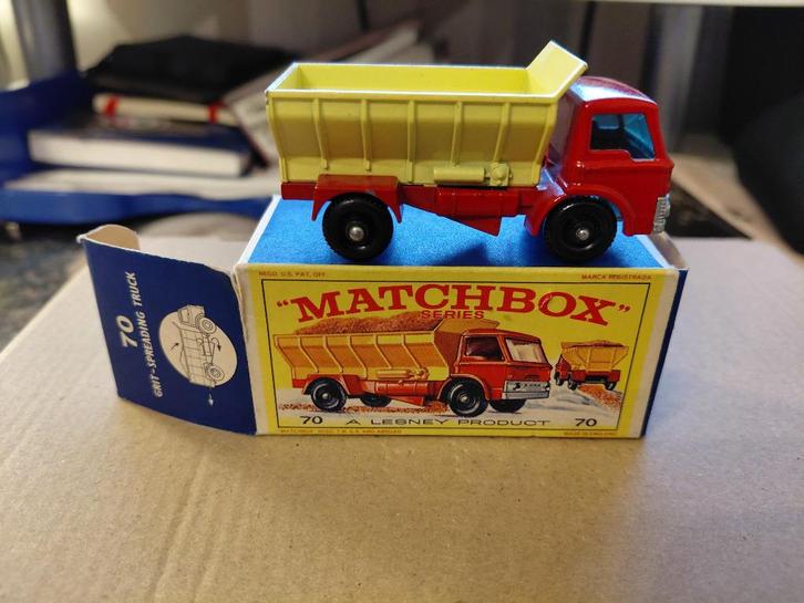 Matchbox 70b Ford Gritter Type "D" box, Hobby en Vrije tijd, Modelauto's | Overige schalen, Zo goed als nieuw, Auto, Ophalen of Verzenden
