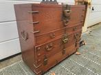 Koreaanse Antieke Tansu kist met sloten, Huis en Inrichting, Woonaccessoires | Kisten, Ophalen, 50 tot 100 cm, Minder dan 50 cm