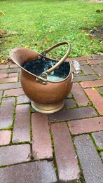 Koperen bloempot helmkit, Antiek en Kunst, Ophalen of Verzenden