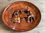Houten Reliëfplaat Frankrijk, Ophalen of Verzenden