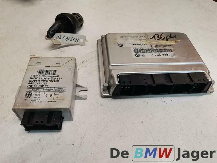 DDE met sleutel en EWS BMW 3-serie E46 320D M47 7786565, Auto-onderdelen, Elektronica en Kabels, BMW, Gebruikt, Ophalen of Verzenden