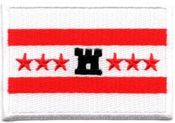Drenthe vlag stoffen opstrijk patch embleem #1 beschikbaar voor biedingen