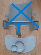 STOKKE rode babyset + EZPZ placemat voor op de tray ., Kinderen en Baby's, Kinderstoelen, Ophalen of Verzenden, Zo goed als nieuw