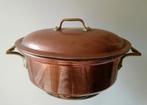 Antieke Koperen Braadpan / Sauspan, Antiek en Kunst, Ophalen of Verzenden