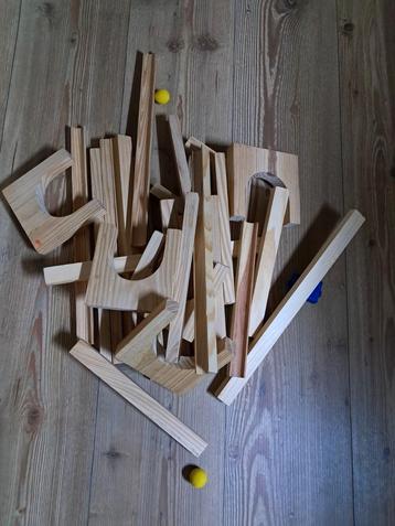 Houten Knikkerbaan - Bouwplezier! beschikbaar voor biedingen