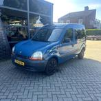 Renault Kangoo 1.4 breed - rolstoel / minder valide - NW apk, Stof, 74 pk, 4 cilinders, Blauw