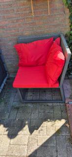 lounge set kussens rood (zonder hoekbankje), Ophalen, Nieuw