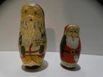 Te koop 2x matroesjka van de Kerstman, Diversen, Kerst, Ophalen of Verzenden, Zo goed als nieuw
