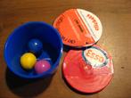 vintage Esso potje magneet knikkers, clickets en spelboekje, Verzamelen, Verzenden, Nieuw, Gebruiksvoorwerp