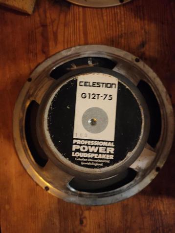 Goed ingespeelde Celestion G12t-75 uit jaren 80(Made in UK!) beschikbaar voor biedingen