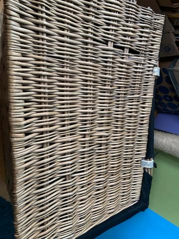 Rotan Opbergmand met Deksel beschikbaar voor biedingen