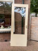 Massief houten binnendeur, Doe-het-zelf en Verbouw, Deuren en Horren, Ophalen, 80 tot 100 cm, Binnendeur, 200 tot 215 cm