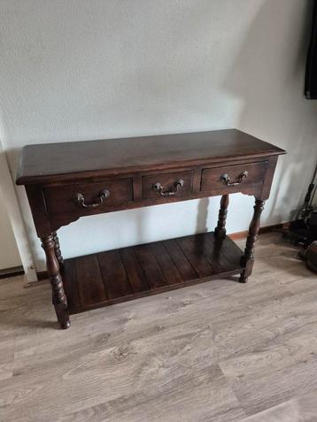 Antieke Side-Table met Lades beschikbaar voor biedingen