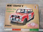 Vintage bord Mini Cooper, Hobby en Vrije tijd, Modelbouw | Auto's en Voertuigen, Overige merken, Auto, Groter dan 1:32, Ophalen of Verzenden