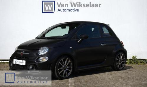 Fiat 500 1.4 T-Jet Abarth Turismo 70th (matzwarte wrap), Auto's, Fiat, Bedrijf, Te koop, ABS, Airbags, Airconditioning, Alarm