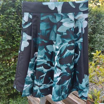 Steps cocktailrok met tule, knielengte, turqoise/wit/zwart beschikbaar voor biedingen