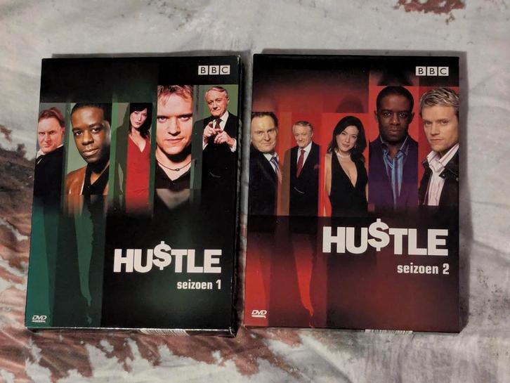 Hustle Seizoen 1 & 2 DVD Boxset, Cd's en Dvd's, Dvd's | Tv en Series, Zo goed als nieuw, Thriller, Boxset, Vanaf 12 jaar, Ophalen of Verzenden