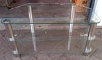 TV/Audio Meubel - Glas, Huis en Inrichting, Ophalen, Gebruikt, 50 tot 100 cm, Glas