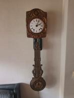 Antieke Franse Comtoise klok met gewichten – werkt nog, Ophalen