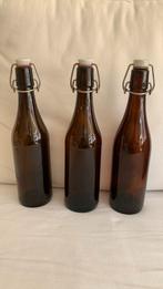 3 oude bierflesjes waarvan in met Duitse merk Uerige op dop, Ophalen of Verzenden, Zo goed als nieuw, Pul(len), Overige merken