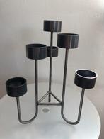 Waxinehouder Tommy Larsen, Huis en Inrichting, Gebruikt, 25 tot 50 cm, Zwart, Ophalen of Verzenden